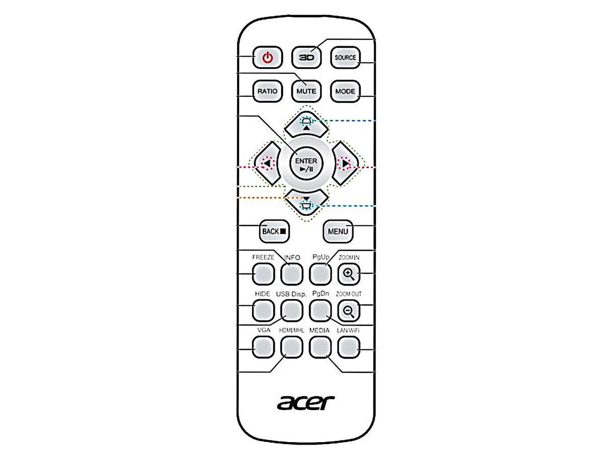 Telecomando originale per ACER MC.JMQ11.007