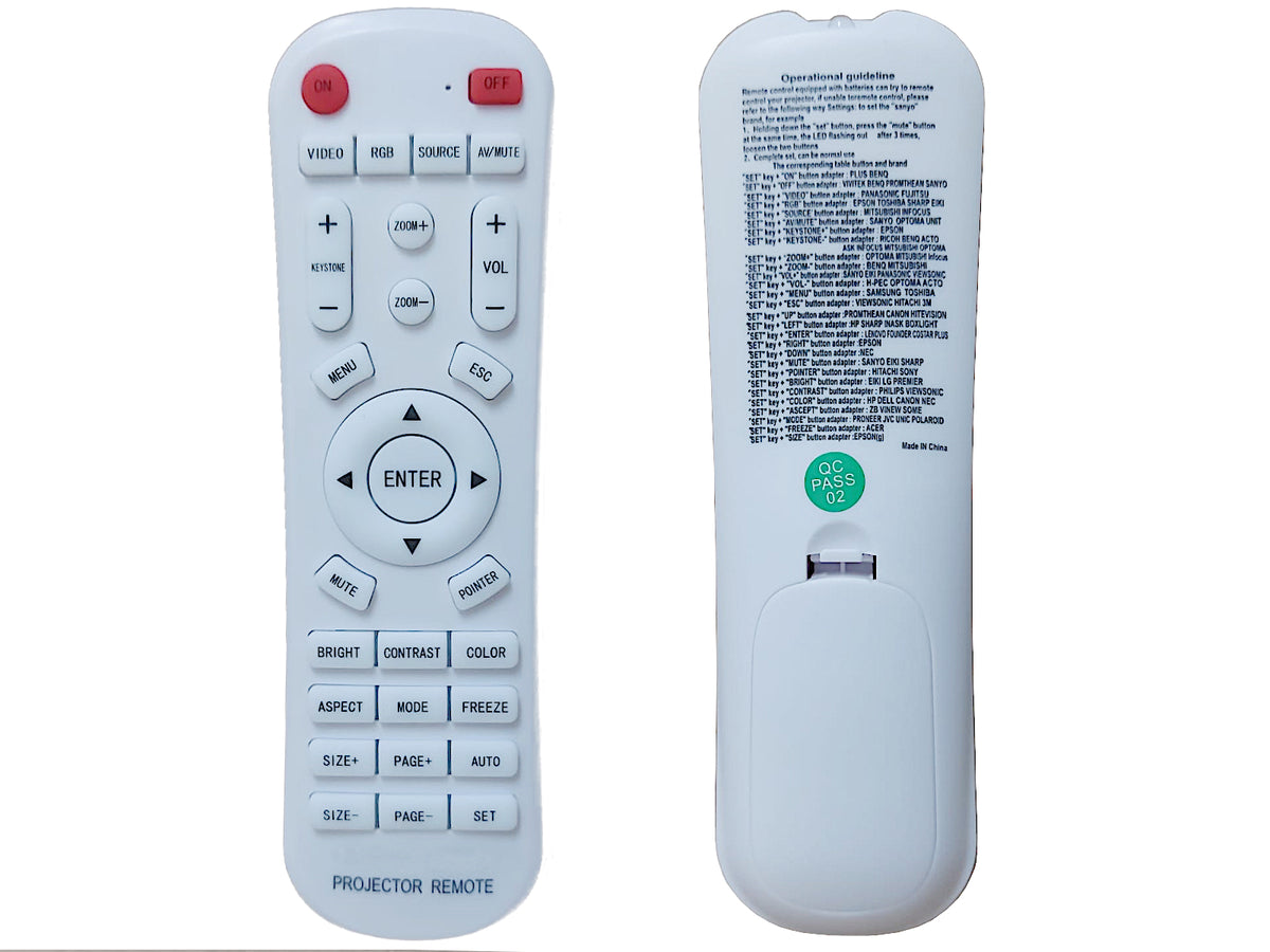 Telecomando compatibile per UNIVERSAL Projector Remote