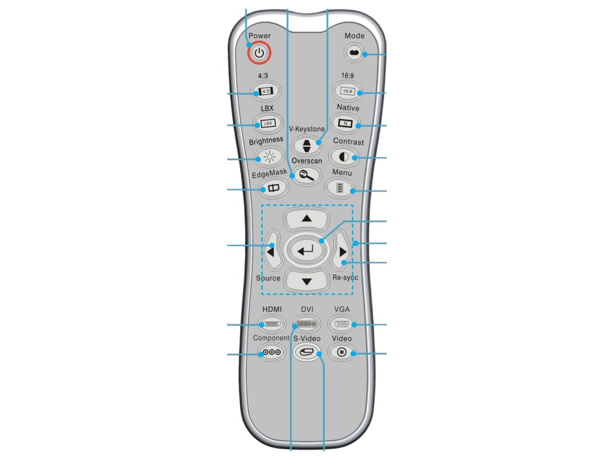 Telecomando originale per OPTOMA BR-3040B