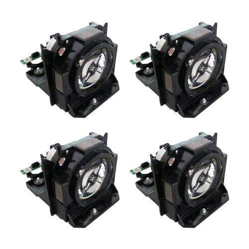 Cartuccia lampada OEM alta qualita' PANASONIC ET-LAD12KF, ET-LAD12000F (4 LAMPS SET) con supporto